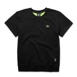 Vast Elements Collegiate Crew University T-shirt - Black NEW NWT